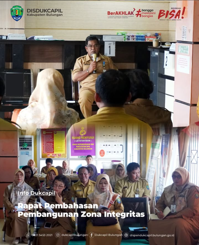 Rapat Pembahasan Pembangunana Zona Integritas