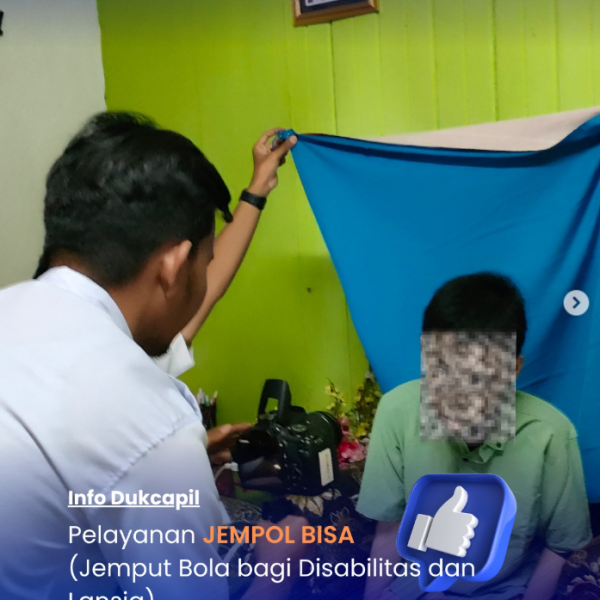 Dukcapil Bulungan Luncurkan ‘Jempol Bisa’: Layanan Prioritas Dokumen Kependudukan untuk Disabilitas dan Lansia