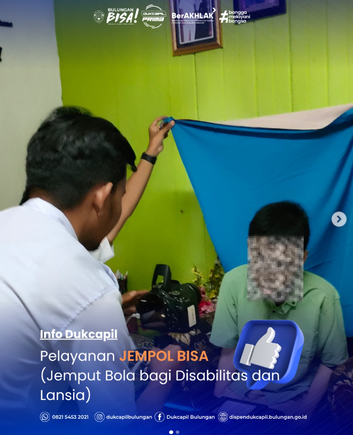 Dukcapil Bulungan Luncurkan ‘Jempol Bisa’: Layanan Prioritas Dokumen Kependudukan untuk Disabilitas dan Lansia