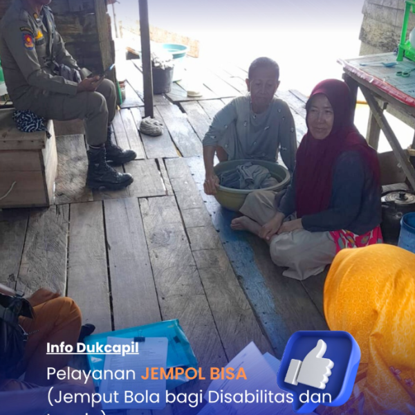 Dukcapil Bulungan Wujudkan Pelayanan PRIMA: ‘JEMPOL BISA’ Hadir Langsung di Rumah Disabilitas dan Lansia